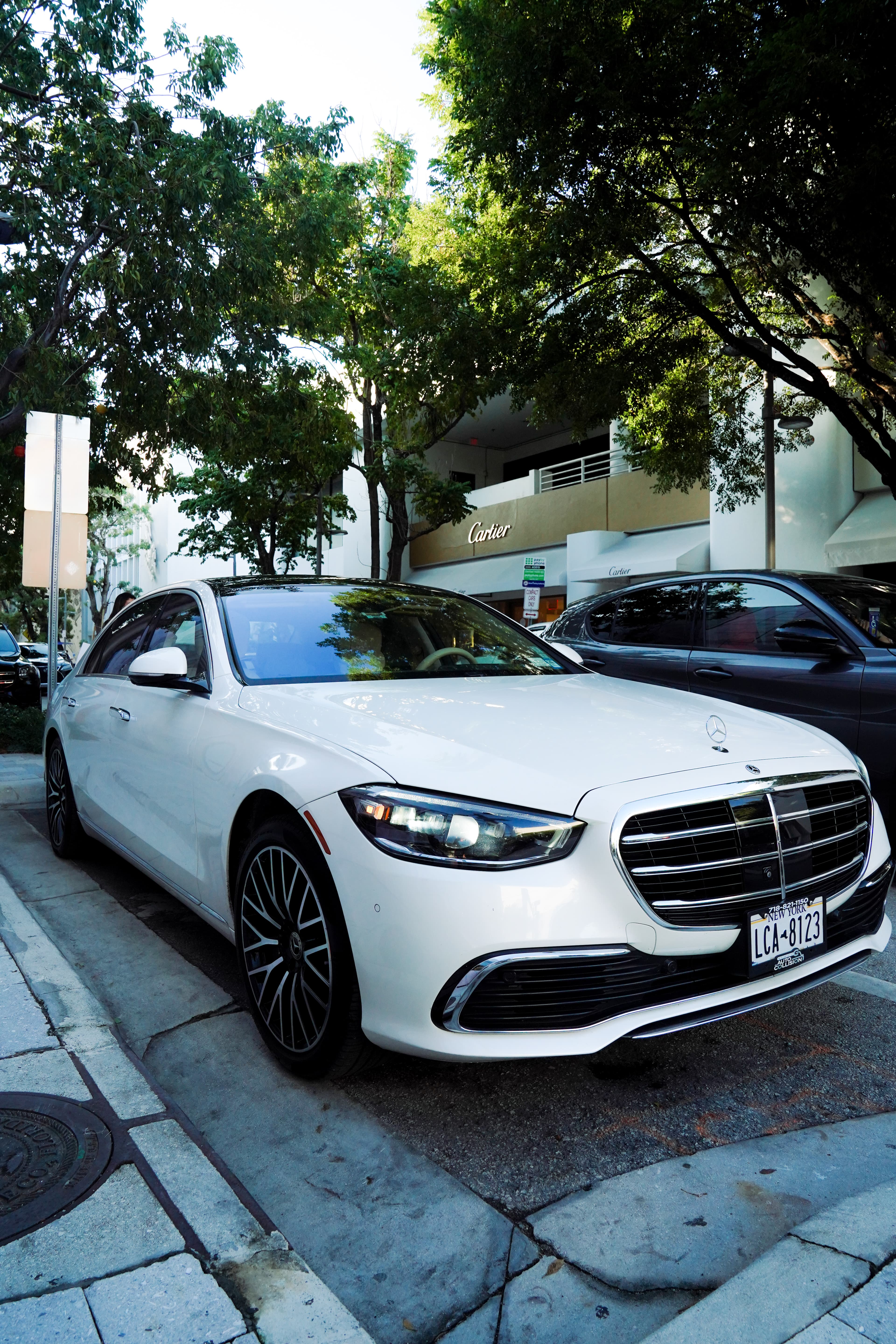 Mercedes-Benz S580: Exterior: front and grille