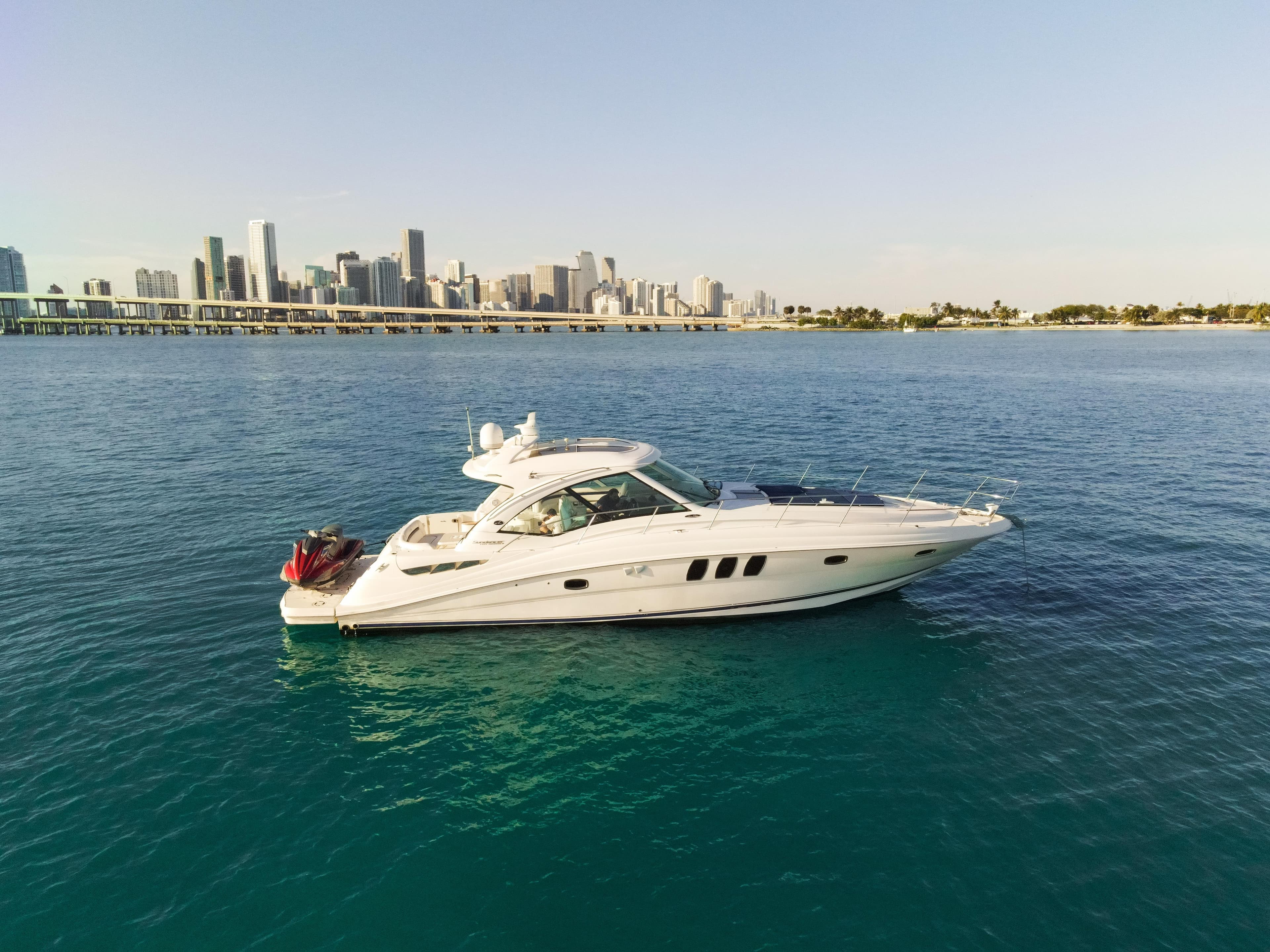 Luxury yacht charter: Sunset: golden hour on the water